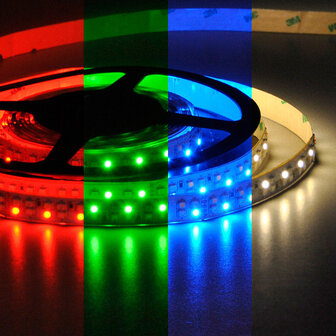 Flexible LED Strip 3528 RGB + WarmWhite 240LEDs/mtr IP20 24VDC