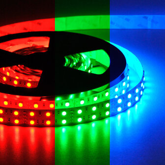 Flexible LED Strip 5050 RGB 120leds/mtr IP20 24VDC