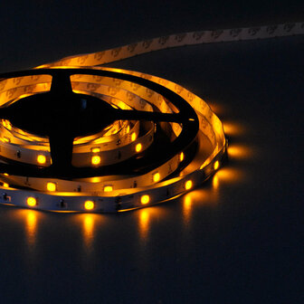 Flexible LED Strip 5050 Yellow 30leds/mtr IP66