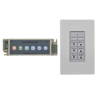 RF RGB Controller incl. 8-key wall remote control