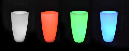 LED Vase Round