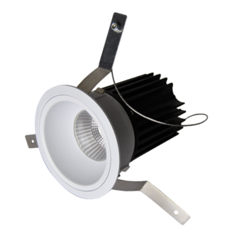 Fixed 12W LED Downlight Warm White 28deg AC220-240V 