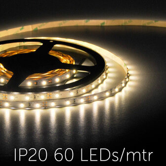 Flexible LED Strip 3528 WarmWhite 3000K 60LEDs/mtr IP20