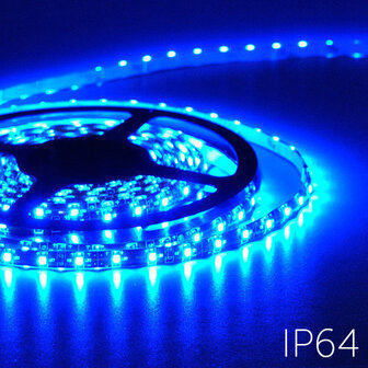 Flexible LED Strip 3528 Blue 60LEDs/mtr IP64