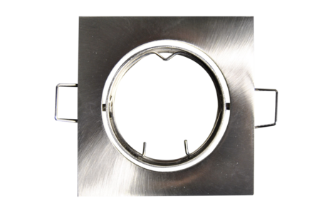 Stainless Steel Mounting Ring Square Tiltable for LED Spot