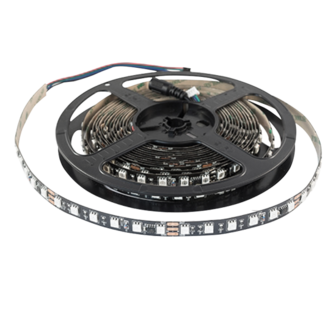 Digital RGB LED Strip HR 5m 24V Black PCB