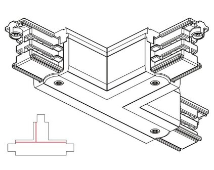 Nordic 3-fase T Coupler White