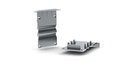 Aluminum Powerline Profile recessed 30 Micron 2M