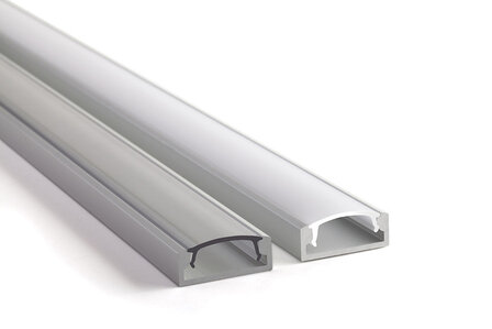 Aluminum Profile Slimline Surface Mounted 8.47mm 15 Micron 2M