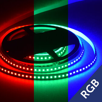 Flexibele LED Strip 3030 RGB 120leds/mtr IP20