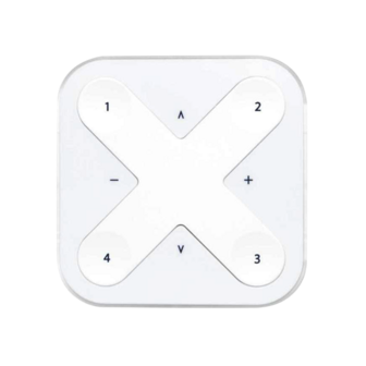 Wireless switch with four buttons (White &amp; Black)