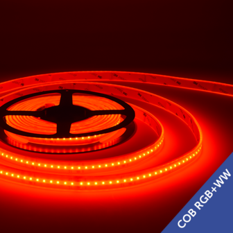 COB LED Strip 560 LED&#039;s/meter RGB+WW IP65