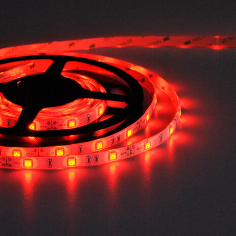 Flexible LED Strip 5050 Rood 30leds/mtr IP64