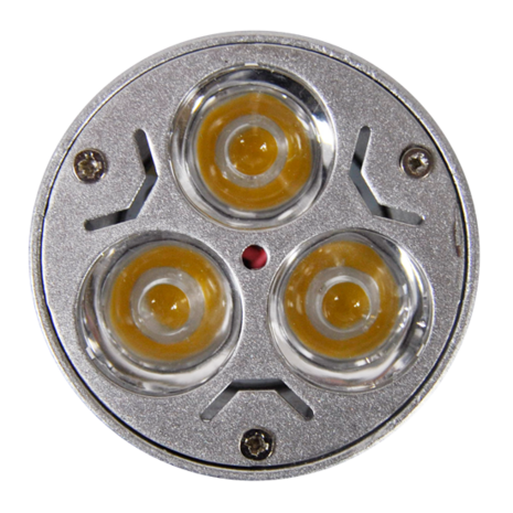 LED Spot 3x1W (Edison) WarmWhite 3000K MR16 12V