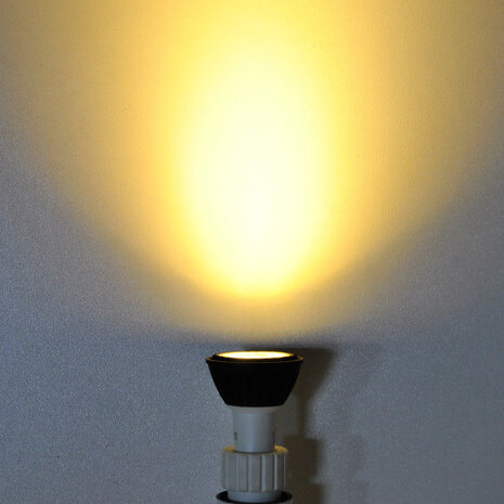 LED Spot 3W (Epistar) WarmWhite 2400K GU10 230V AC (Anti-Glare)