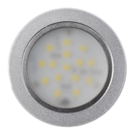 LED Puck Light 15x0,2W WarmWhite 3000K 16mm height