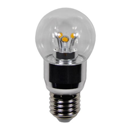 LED Bulb 4W (Epistar) WarmWhite 2300K E27 230V AC Clear