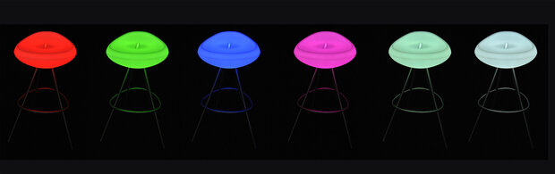 Sputnik high bar stool