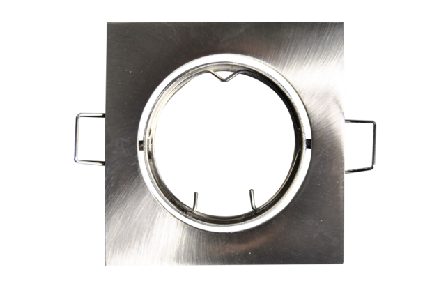 Stainless Steel Mounting Ring Square Tiltable for LED Spot