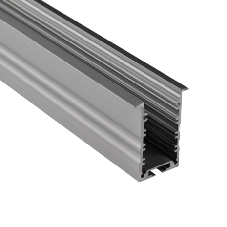 Aluminum Powerline Profile recessed 30 Micron 2M