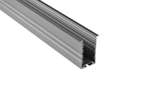 Aluminum Powerline Profile recessed 30 Micron 2M