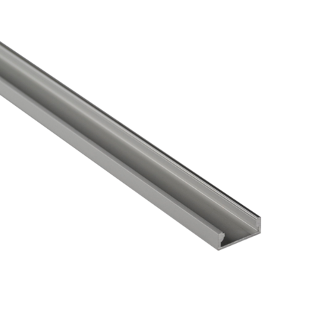 Aluminum Profile Slimline Surface Mounted 8.47mm 15 Micron 2M