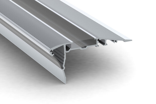 Aluminum Stair Profile (double strip) 15 Micron 2M