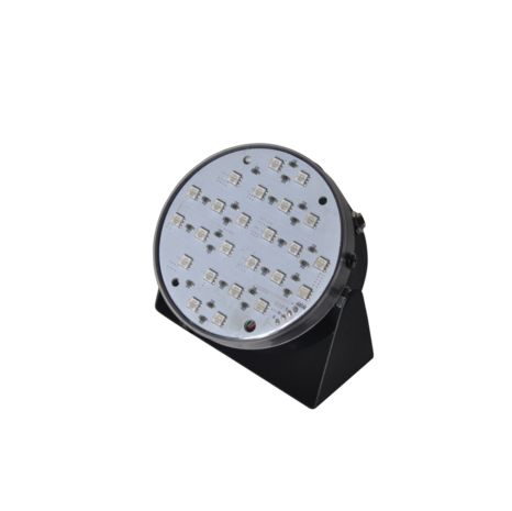 Flat LED Box Round RGB infrarood + Li-ion Battery Incl Remote