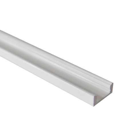 Aluminum Profile white (Powder coated) Surface 7mm 2M