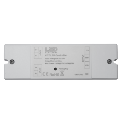 Controller set CCT, afstandsbediening + controller | 12/24V | 2 x 5A | 1 zone