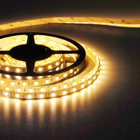 Flexible LED Strip 5050 WarmWhite 2400K 60leds/mtr IP20 CRI 90