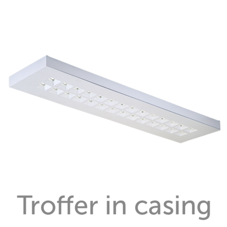 Troffer panel 35W 3000K 4000K (optional 5000K) 120lm/W 1195 x 295mm