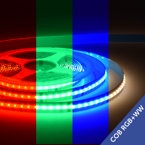 COB LED Strip 560 LED's/meter RGB+WW IP20