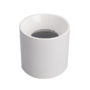 Casing |-surface-|-White-|-Aluminium-|-Ø70mm-|-Height:-100mm